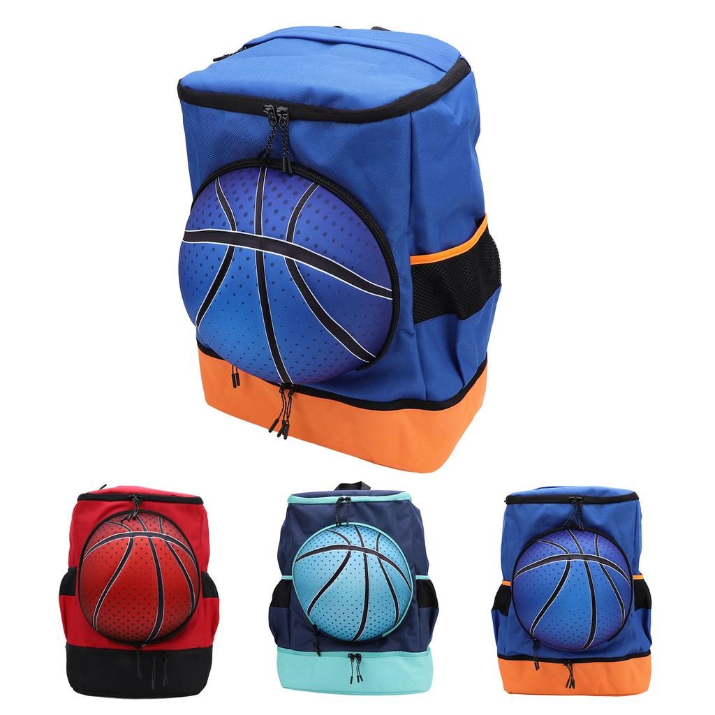 Basketball Backpack with Shoe Compartment Oxford Cloth Breathable Soccer Backpack Sports Bag for Out