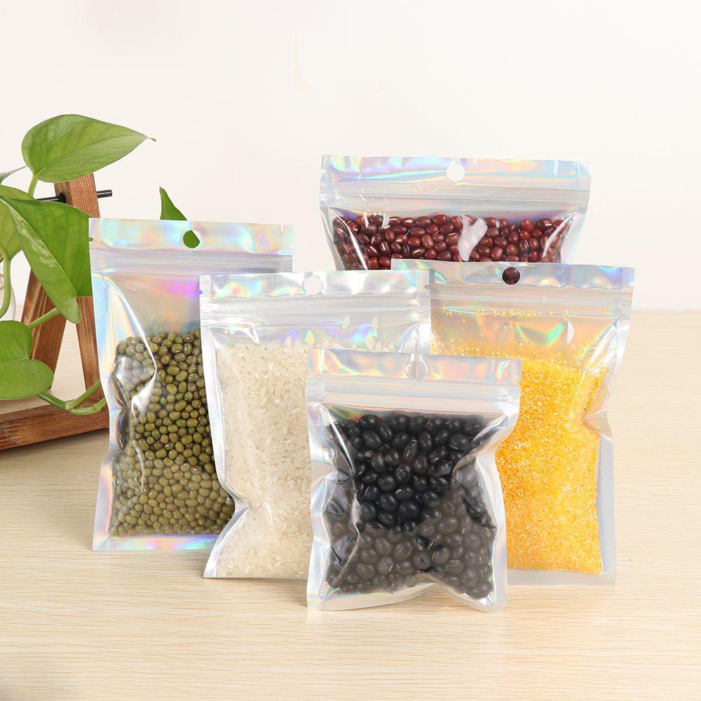 20 Pcs Retail Aluminum Foil Waterproof Storage Zipper Packaging Bag Reclosable Pouches