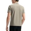 Fila White Fashionable Versatile Simple Solid Color Short Sleeve Polo Shirt Men Polo Shirts Gray-Brown F11M523123F-GY