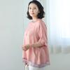 Shiz Madam Women Ice Rayon Wrinkle Blouse T57548