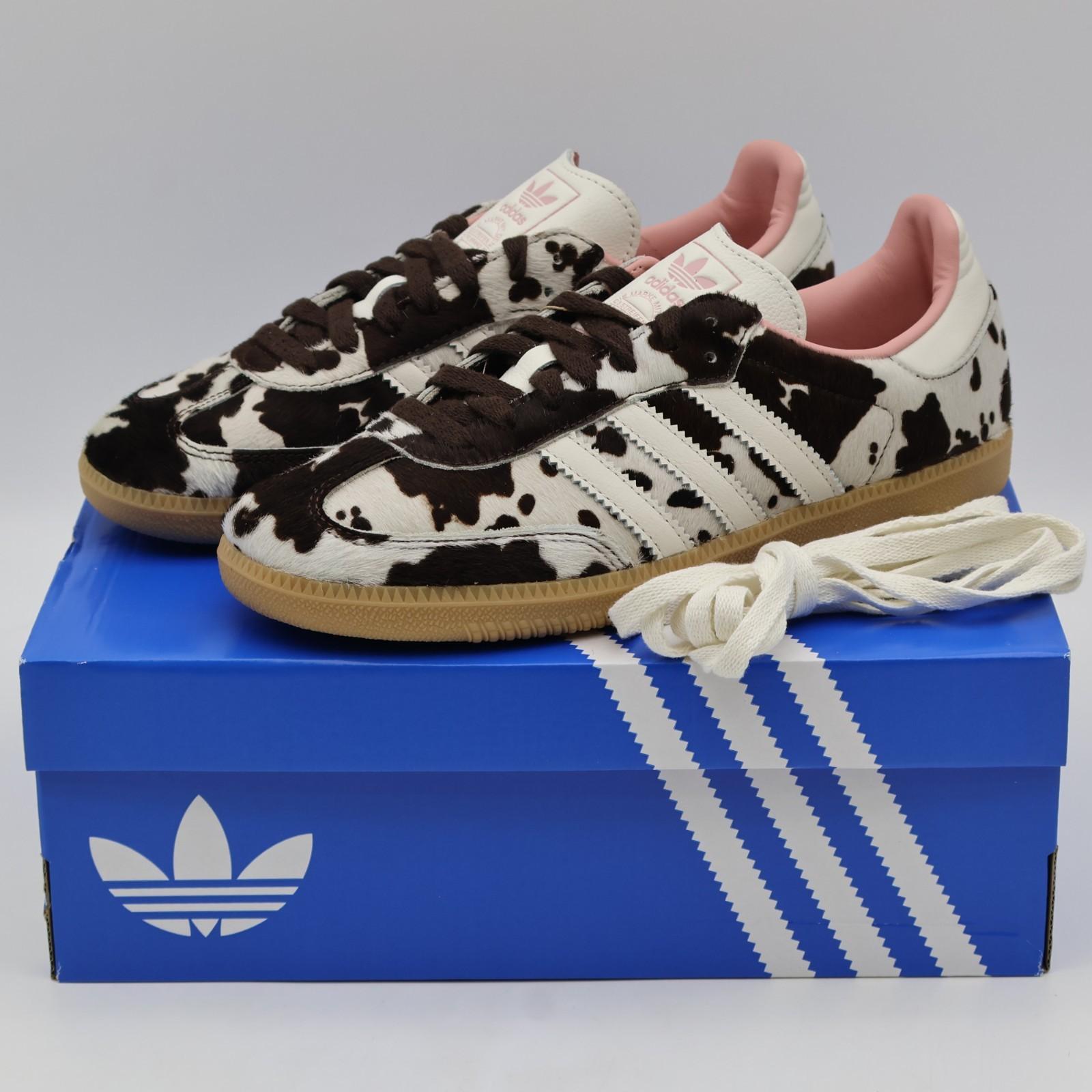 JR1256 adidas Originals Samba OG Коровья расцветка Темно-коричневый (Женский) 10W