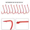 Red 10 Pcs/bag Hooks 11#/12#/13#/14# 6#/7#/8#/9#/10#