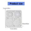 Creative Poppys Flower Shaped Silicone Mold Unique Home Decorations Mould High Temperature Resistant Jewelry Molds
