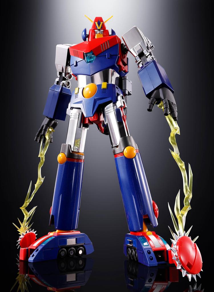 TAMASHII NATIONS Soul of Chogokin Chodenji Robo Con Battler V Con Battler V CHOGOKIN 50. výročí Přibližně 250 mm malovaná pohyblivá figurka GX-50SP ver.