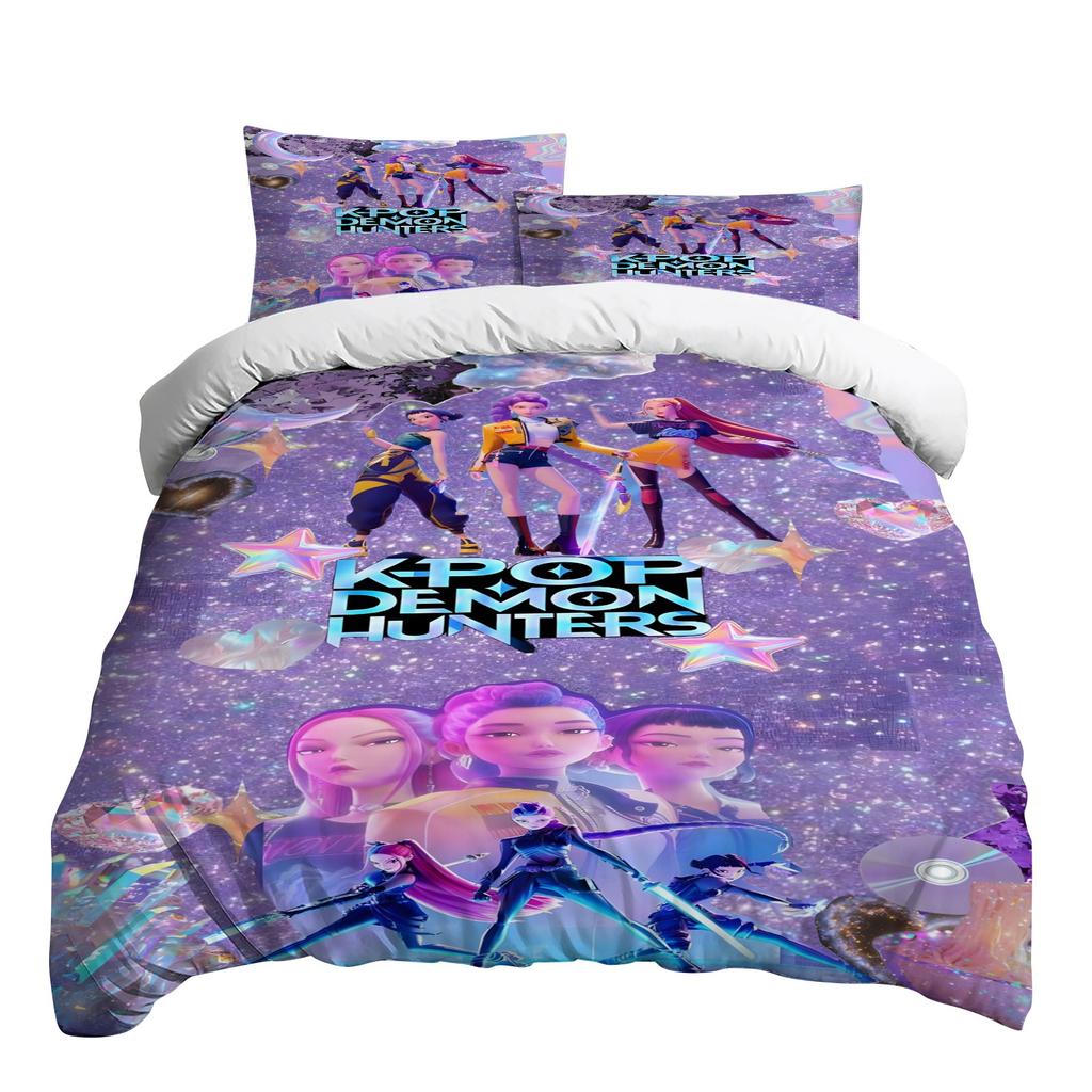 Christmas Decoration Printed Duvet Cover, Ultra Soft Brushed Microfiber Bed Comfort Set