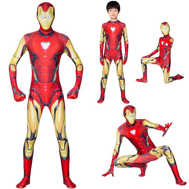 Endgame Mark Avengers 85 Cosplay Costume Zentai Suit  For Adult  Kids