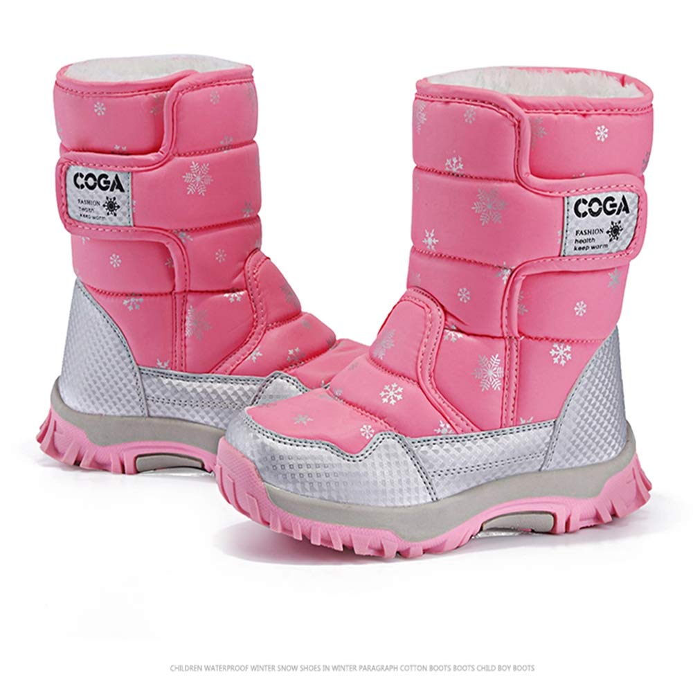 Meio Snow Junior Winter Shoes with Fleece and for Skiing and Outdoor for Boys and Girls Kids' Boots, Boots, Boots, Children's Lining, Waterproof,