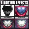 Motorcycle Headlight LED Headlights Wick Motocross Accessories For GAS GAS EC 250 250F 300 350F 21-23 Enduro Dirt Pit Bike Parts