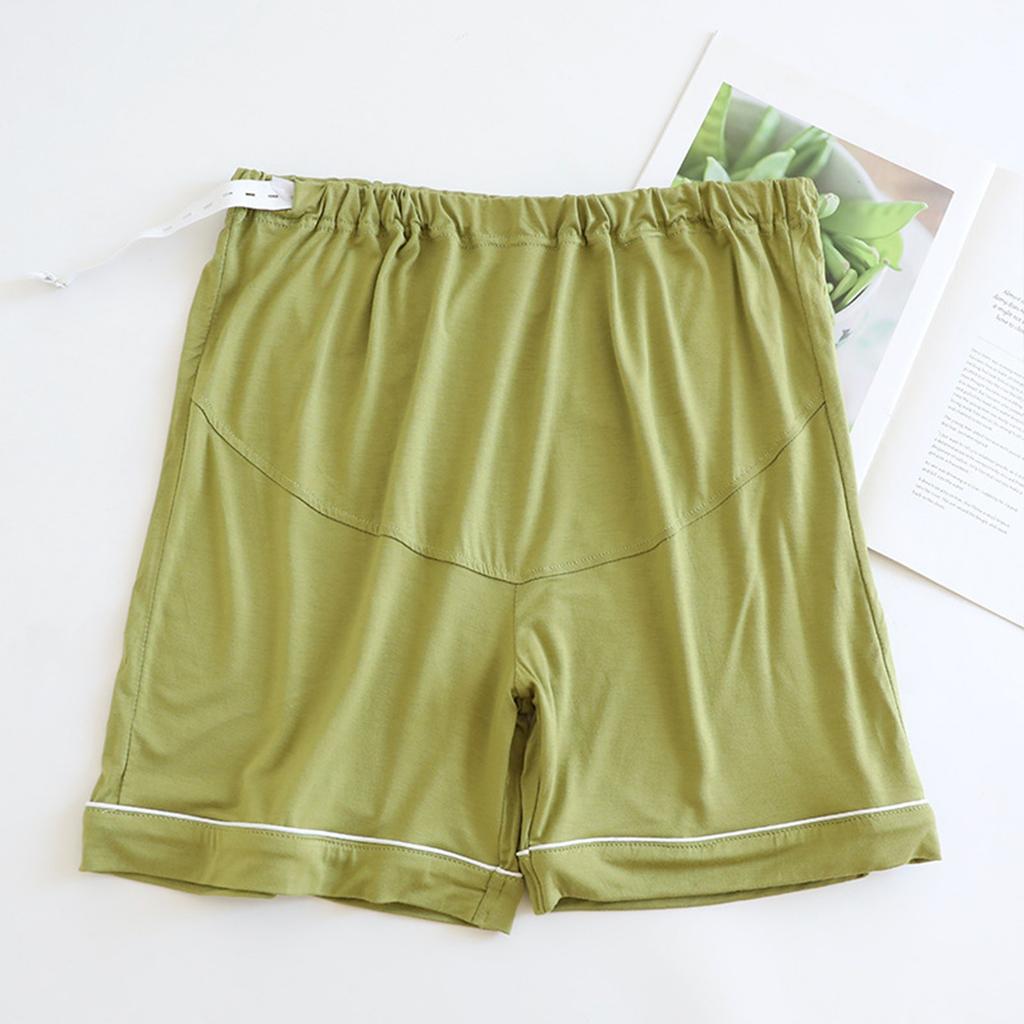 Women's Sleeping Pants Summer Thin Compression Strip Abdominal Support Shorts Loose Fit Can Be Worn Outside Adjustable Home Pants