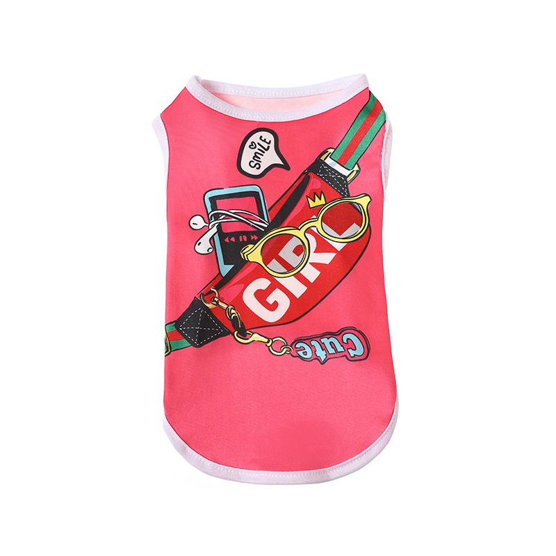 Kitten Dog Corgi Clothes Summer Ultra-thin Non-shedding Pet Clothes, Teddy Bear Pet Vest