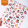 Cyansea Waterproof Cat Nail Art Stickers - Persimmon Ruyi Design for DIY Winter