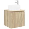 Bathroom Cabinet Set 5 Pcs Sonoma Oak Wood Based Material