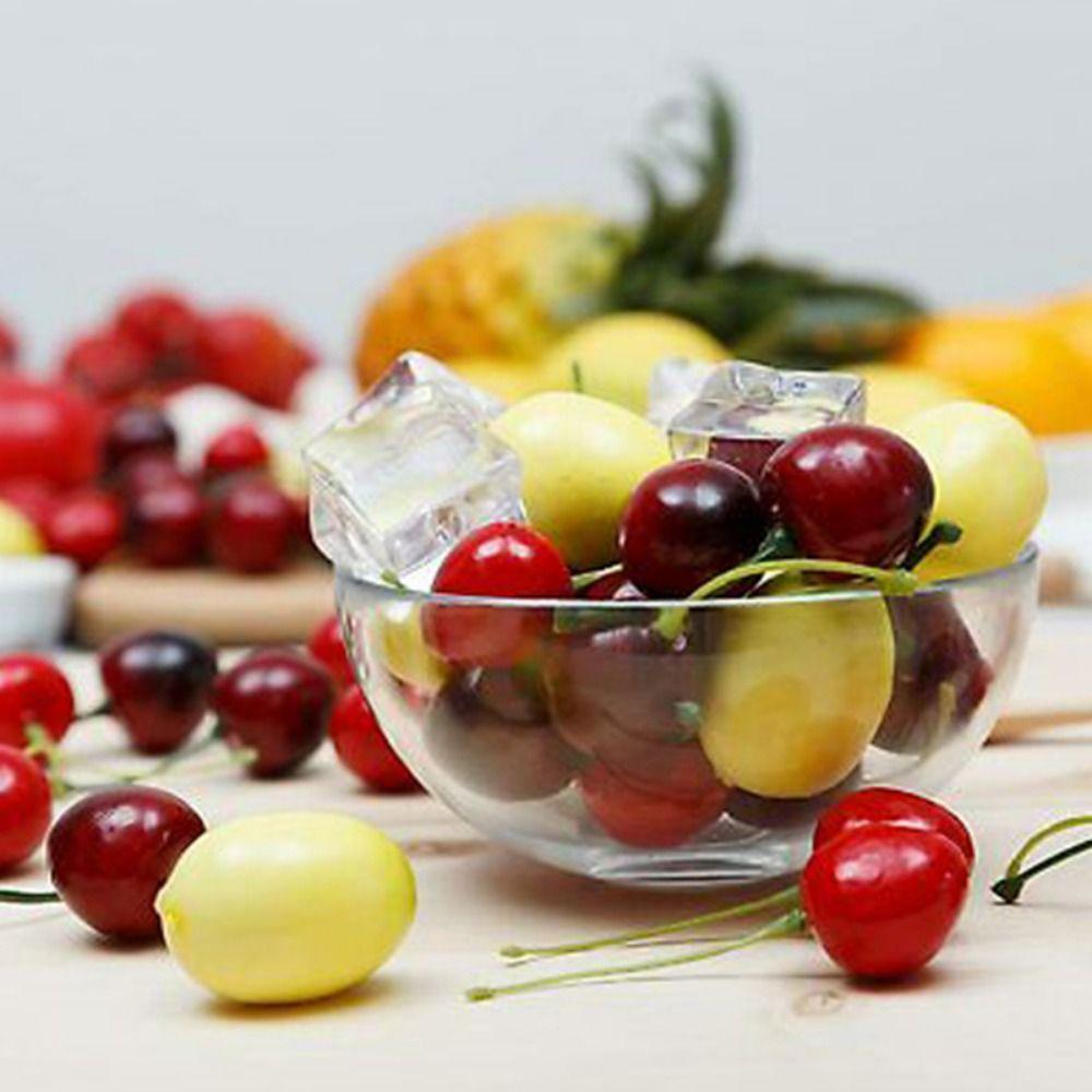 20PCS Multicolor Simulation Fruits Vegetables Fake Cherry Lemon Patoto  Party Wedding Supplies