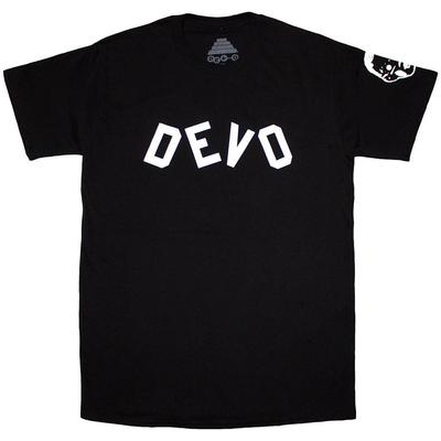 Devo T-Shirt: Booji Junge (Schwarz) (Ärmeldruck) OFFIZIELL Neu