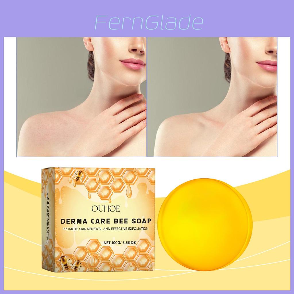 Ouhoe Bee Venom Skin Care Soap Moisturizing Nourishing Cleansing Body Bar For Radiant Skin