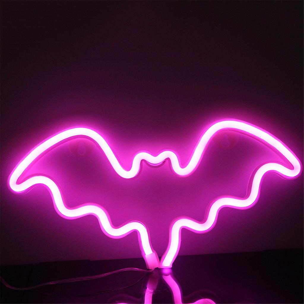 Halloween  Neon Sign Halloween LED  Neon Light Sign For Wall Decor  Shape Lamp With tery Or USB Powered For Halloween Party,Bar,Room Décor