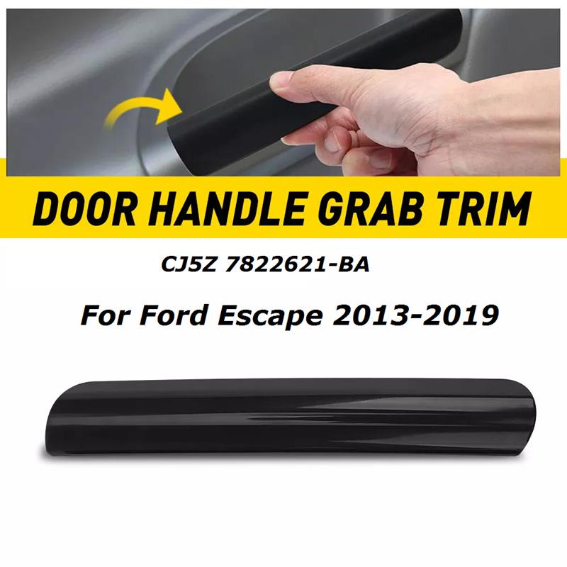 

CJ5Z7822621BA Left Right Front Side Door Handle Grab Trim Molding Gloss Black Interior For Ford Escape 2013 2014 2015 2016- Driver Side