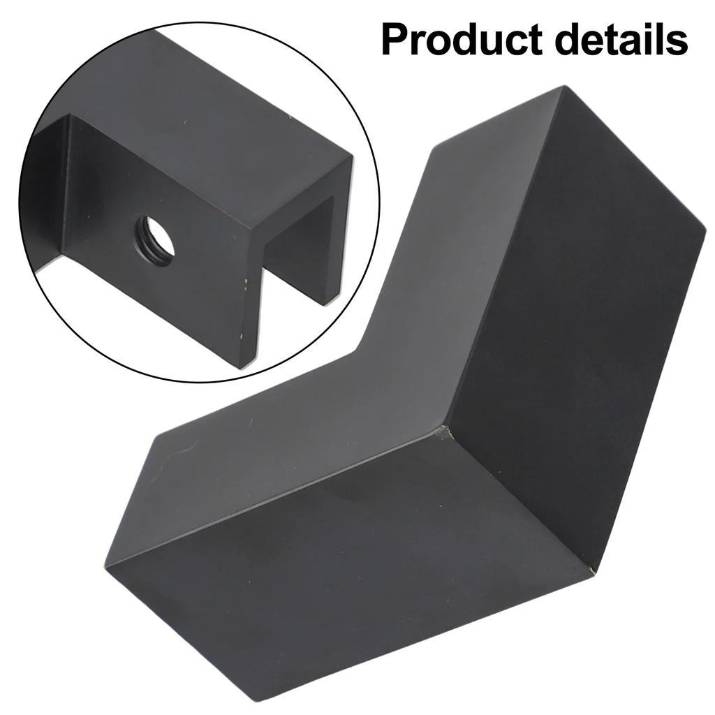 Morsetto Angolare a 90 Gradi Accessorio Squadrato Morsetto per Vetro Ottone Spazzolato Supporto per Vetro Angolo a 90 Gradi Dimensioni Compatte