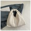 Canvas Cloth Bag Strawberry Printed Underarm Bag Fashion Corduroy Handbag  Mobile Phone Bag