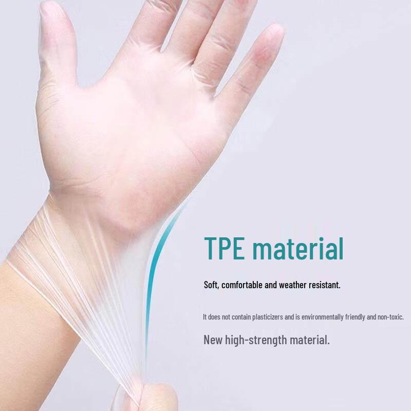 ZISIZ Jednorazowe rękawiczki TPE klasy spożywczej