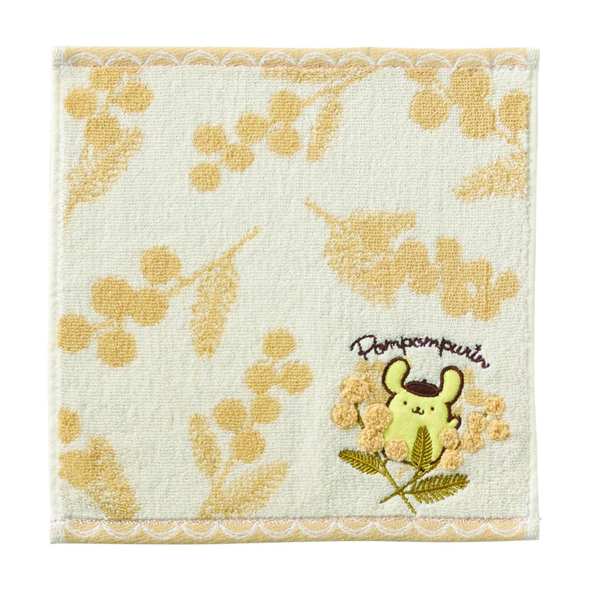 Marushin Mini Hand Pompompurin Bloompurin Birthday 3725003500 Towel, Towel, Handkerchief, & Design, 100% Cotton, Gift, Present,