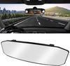 Universal Anti Glare Wide Angle Panoramic Rearview Mirror Clip On Eliminates Car Blind Spots for SUV Truck Vehicle