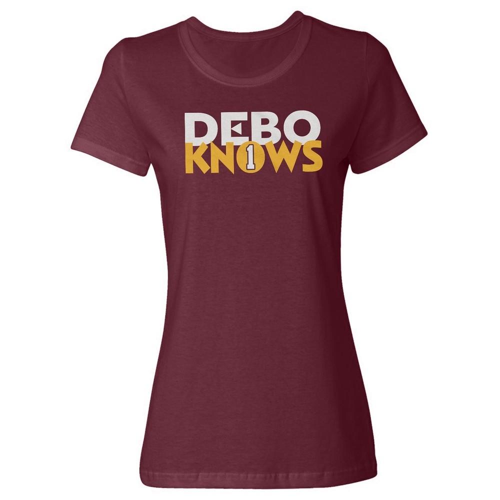 Washington Samuel Deebo Knows Logo - Player Tribute Ladies  Crewneck T-Shirt Unisex T-Shirt S