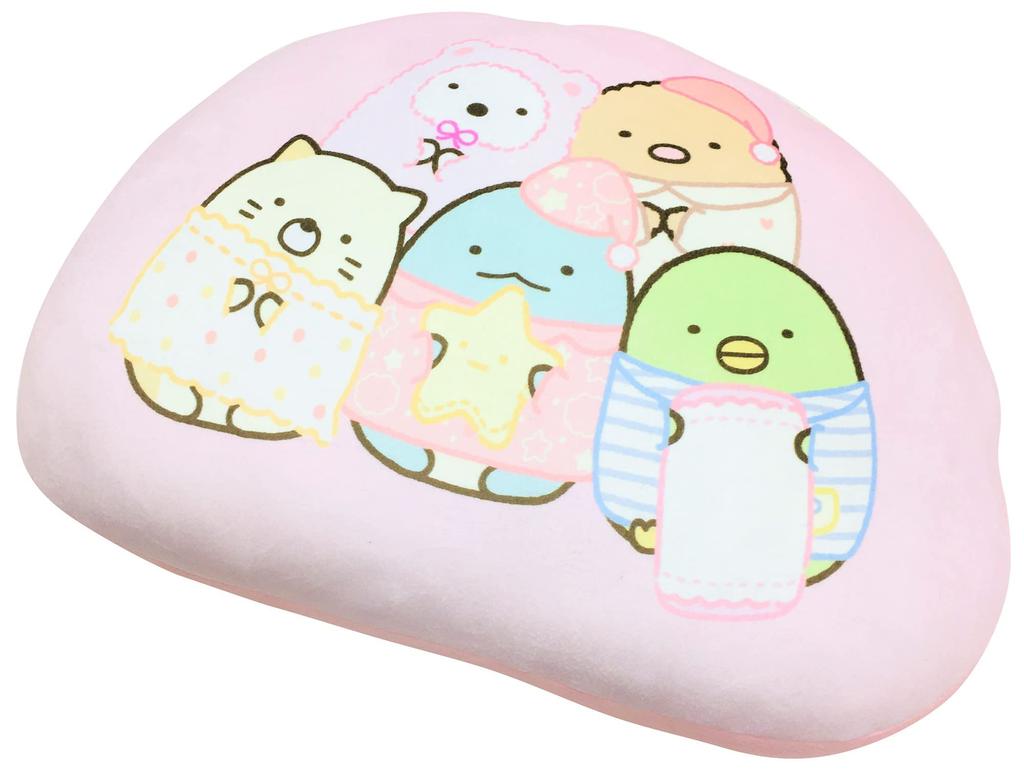 MORIPiLO Morishita Body Pillow for Children and Adults Sumikkogurashi Pink 40x30cm Fluffy Material Stuffed Cushion Character Goods Sumikkogurashi