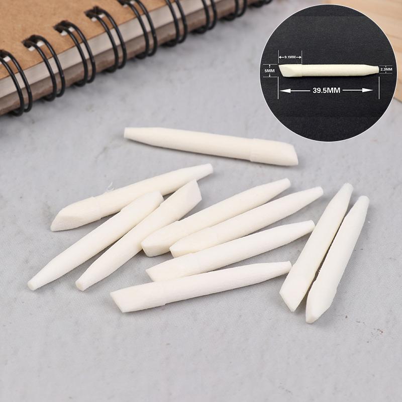 10 Stück Ersatzkerne für Acrylmarker-Spitzen Weiche Doppelspitzen Kinder Malen DIY Kunst Schreibwaren Schulbedarf