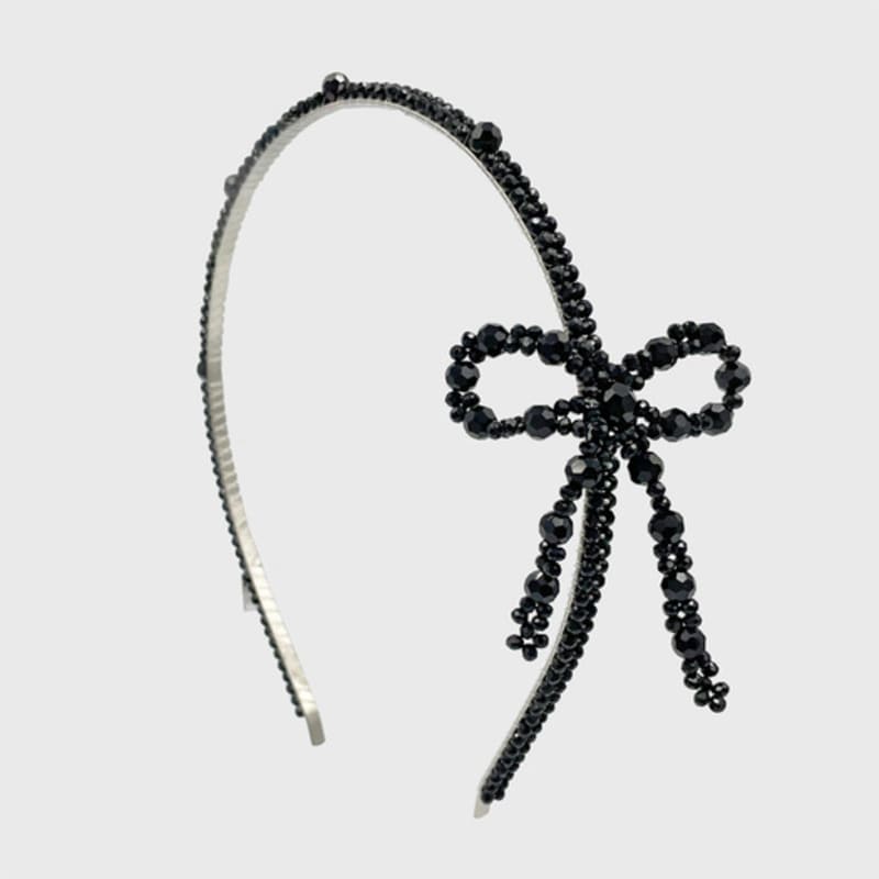 Jean Paul Clarisse Laurent Beaded Ribbon Hairband JC037HB