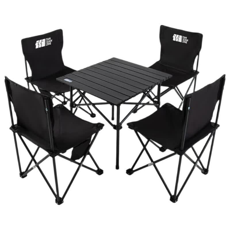 Explorer Portable Aluminum Camping Set черный