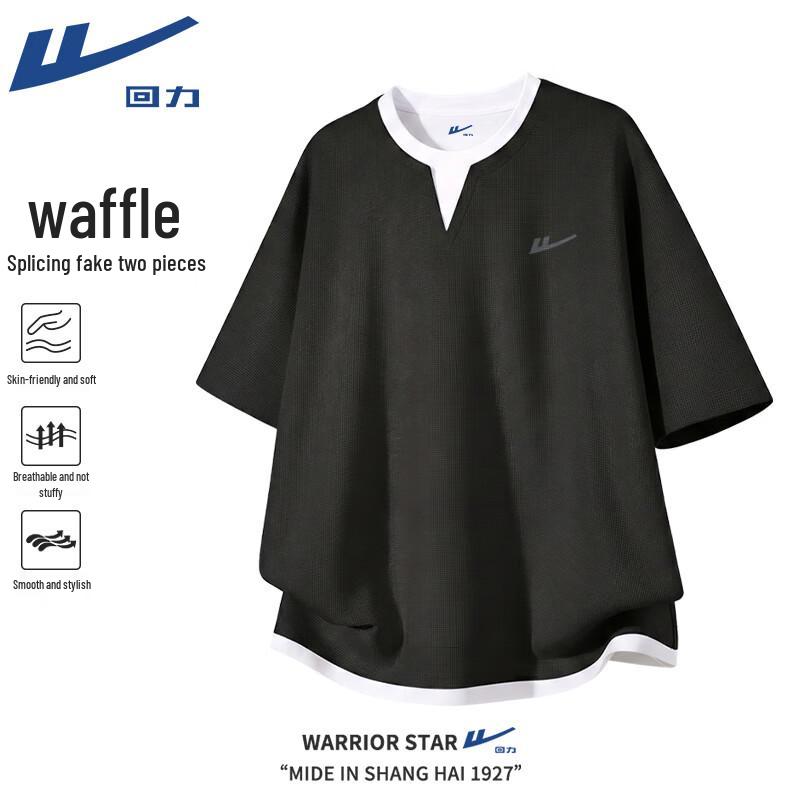 Warrior Men's Faux Layered Waffle T-Shirt