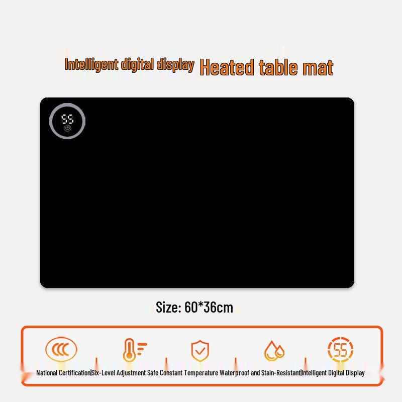 Electric Heating Desk Pad - Warm Mouse Pad for Office & Student Use