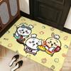 Cartoon C-chiika-waS Carpet Bathroom Anti-slip Mat Door Mat Home Decoration Mat Entrance Door Mat Scratch-resistant Door Mat