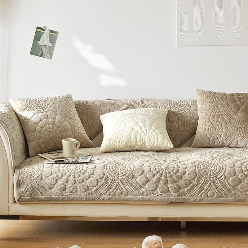 

Мягкая подушка для дивана, подушка для гостиной, осенне-зимний чехол для дивана, полотенце для спины, нескользящая подушка для сиденья 70*70cm