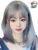 M Grande Wig Creative Line [Supervised by a Top Stylist] 6-Piece Set High-Tone Color Women's Wig Bob, Semi-Long, Long, Face-Slimming Effect Full Wig B