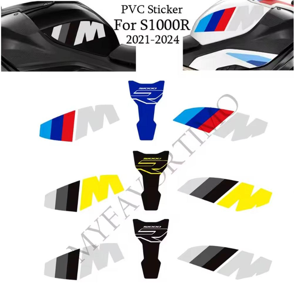S1000R Motorcycle Body Fairing Protector Tank Knee Pad Stickers Decals For BMW S1000R S1000 R S1000 M M1000R 2021 2022 2023 2024