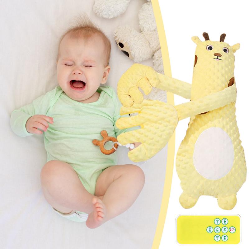 Yeni Bebek Uyku Okşama Bebek Ruh Yatıştırıcı El Yastığı Oyuncak Elektrikli Bebek El Yastığı Küçük Çocuklar İçin Yatıştırıcı Avuç Okşama Oyuncağı