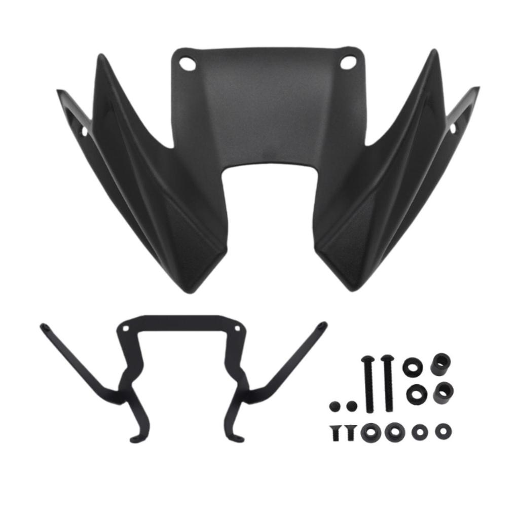 Motorcycle Front Spoiler Reliable Easy to Install Motorcycle Accessories Aerodynamic Wing Deflector for Honda CB 500 Hornet