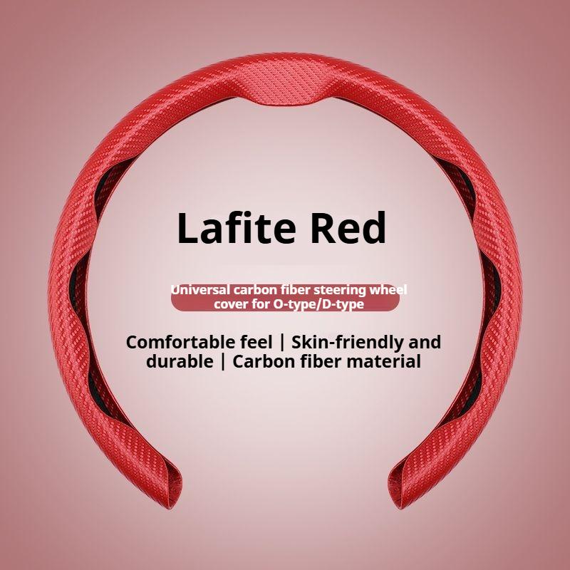 For Citroen C1 C2 C3 C4 C5 C6 VTS Xsara C-Crosser Berlingo Jumpy Carbon Fiber Non-slip Car Steering Wheel Cover Auto Accessories