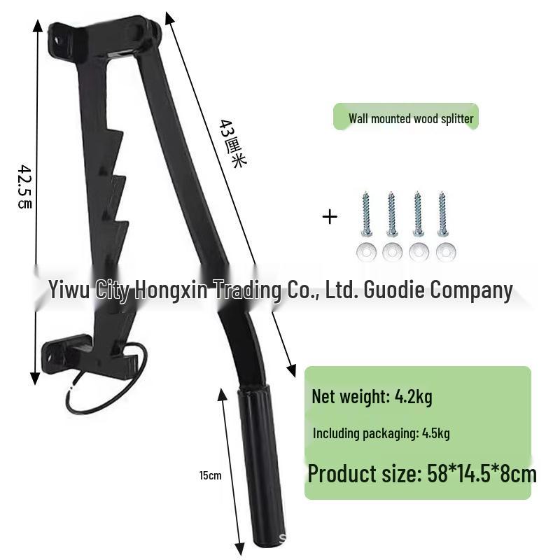 Manganese Steel Manual Firewood Splitter: Labor-Saving Axe for Outdoor Wood Chopping