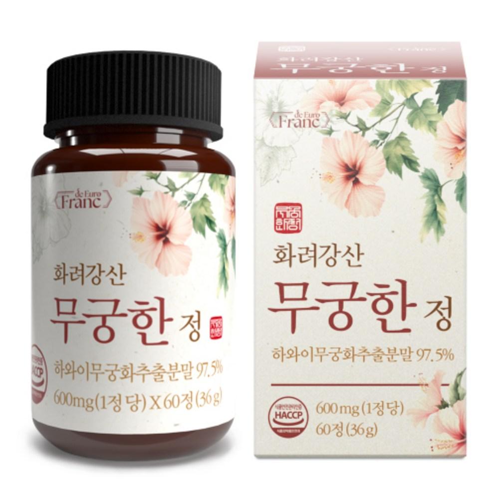 

Hwaryeo Gangsan Mugunghan Jeong Tablets [97.5%] KFDA Certified, 60 Tablets