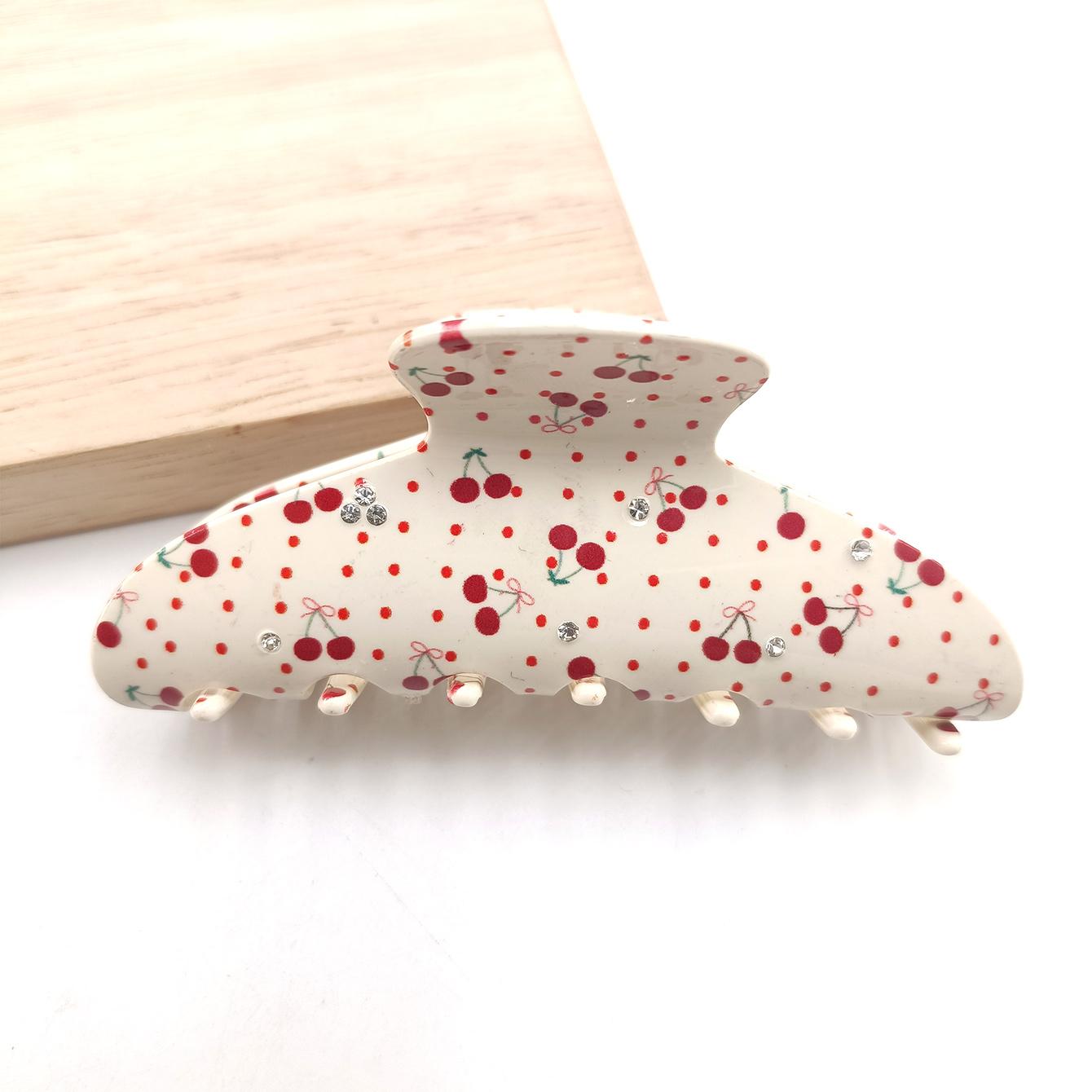 

Новые большие 11 см цветочные клипсы-крабы для волос, красочные крабы-акулы для прически, зажим-краб для волос, аксессуары для волос для женщин