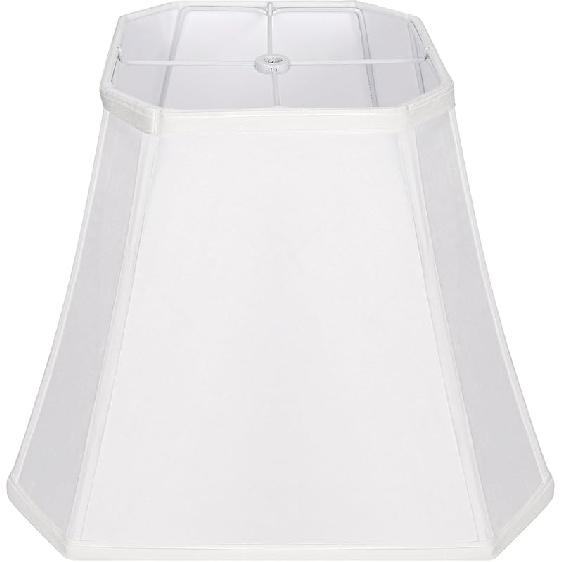 Square Cut Corner Lamp Shade, Medium Bell Lampshade 8" Top x 14" Bottom x 11" High, Black Replacement Lamp Shade for Table Lamps and Floor Lamps,