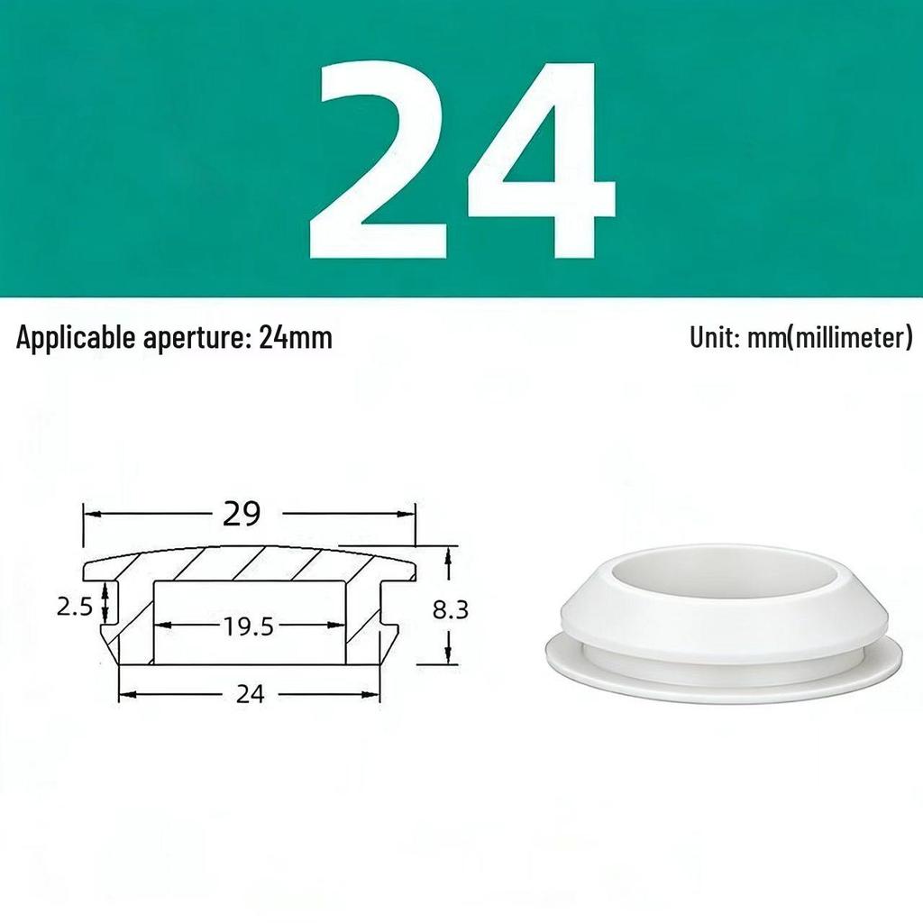 High-Temp Resistant Silicone Rubber Stopper with Card Slot Sealing Cap