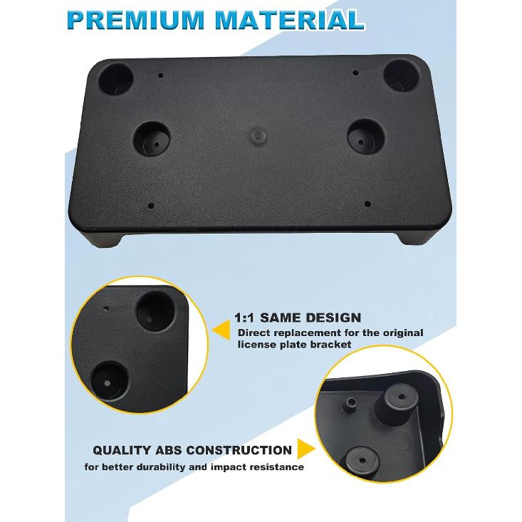 FASTCHE Front License Plate Frame Compatible with 2022 2023 Chevy Traverse & 2024 Traverse Limited Front Bumper License Plate Holder Mounting Bracket