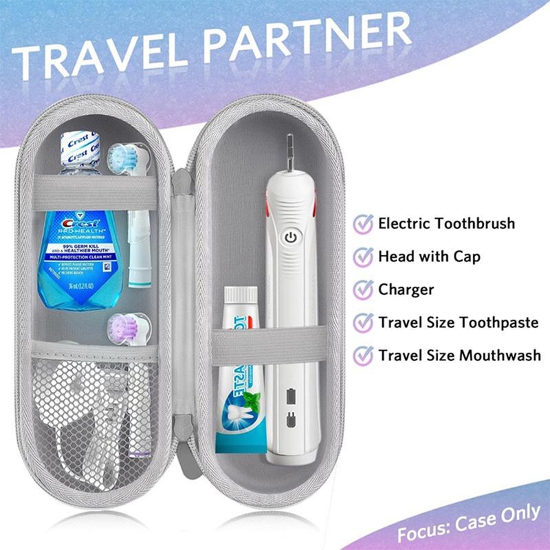 1pcs Convenient Electric Toothbrush Travel Storage Box Toothbrush Protector Travel Toothbrush Toothpaste Storage Box LXYJSN04