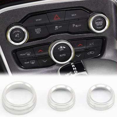 [Deesse] Dodge Challenger LD Series 2015-2023 Air Conditioner Vent Adjustment Decorative Button Center Console