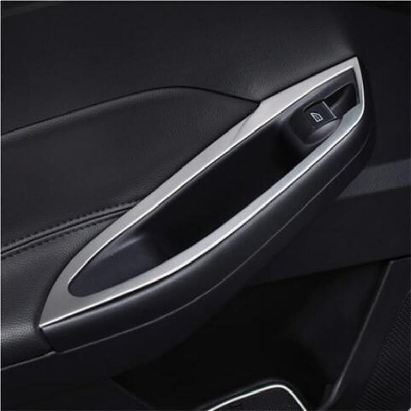 For Ford Focus 3 MK3 2012-2018 Car Styling Accessories Window Lift Panel Interior Door Armrest Handle Frame Trim Sticker