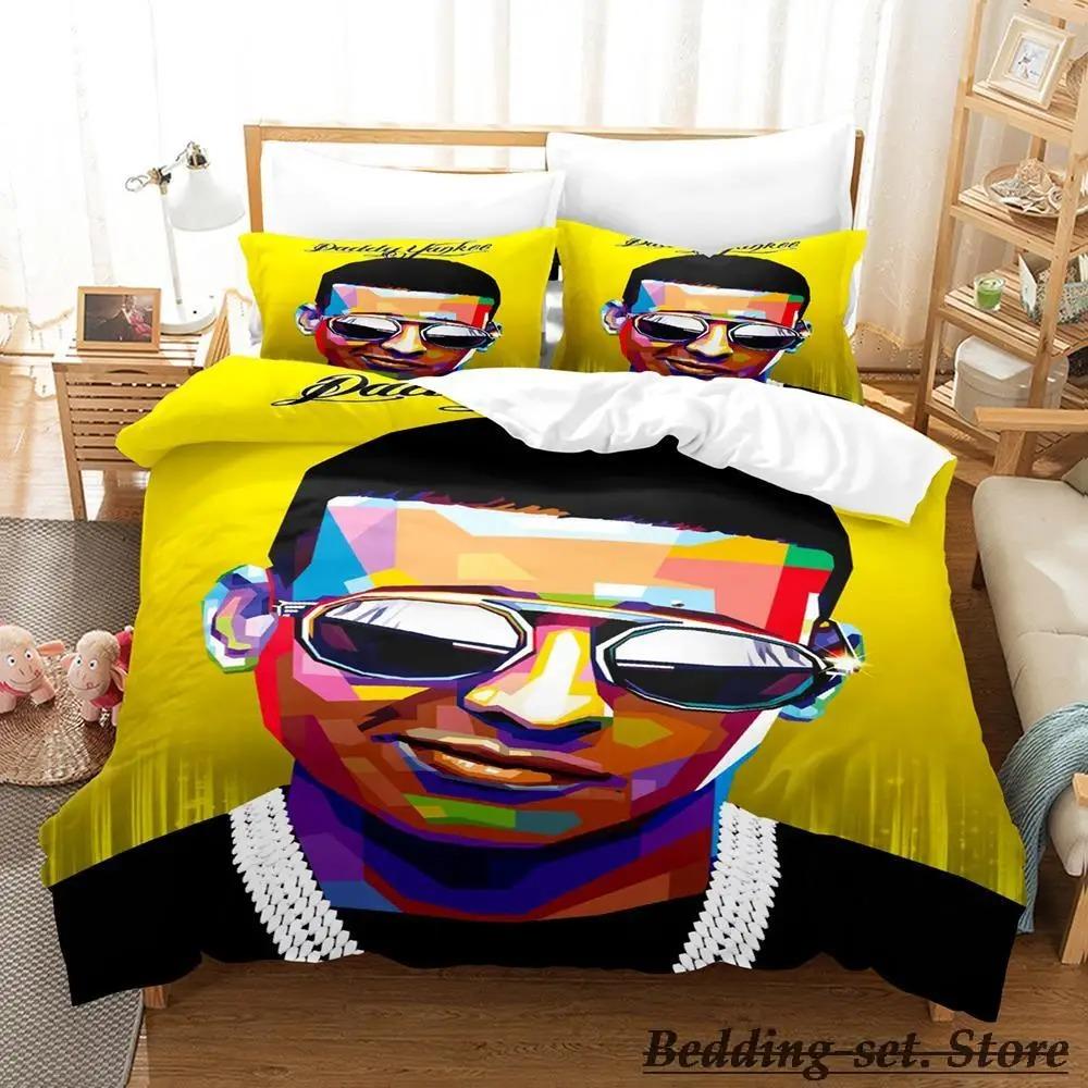 Daddy Yankee Bedding Set Single Twin Full Queen King Size Bed Set Aldult Kid Bedroom Duvetcover Sets Anime parure de lit Bed